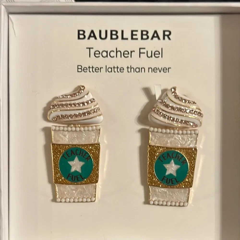 BaubleBar Teacher Fuel Earrings - Picture 2 of 4